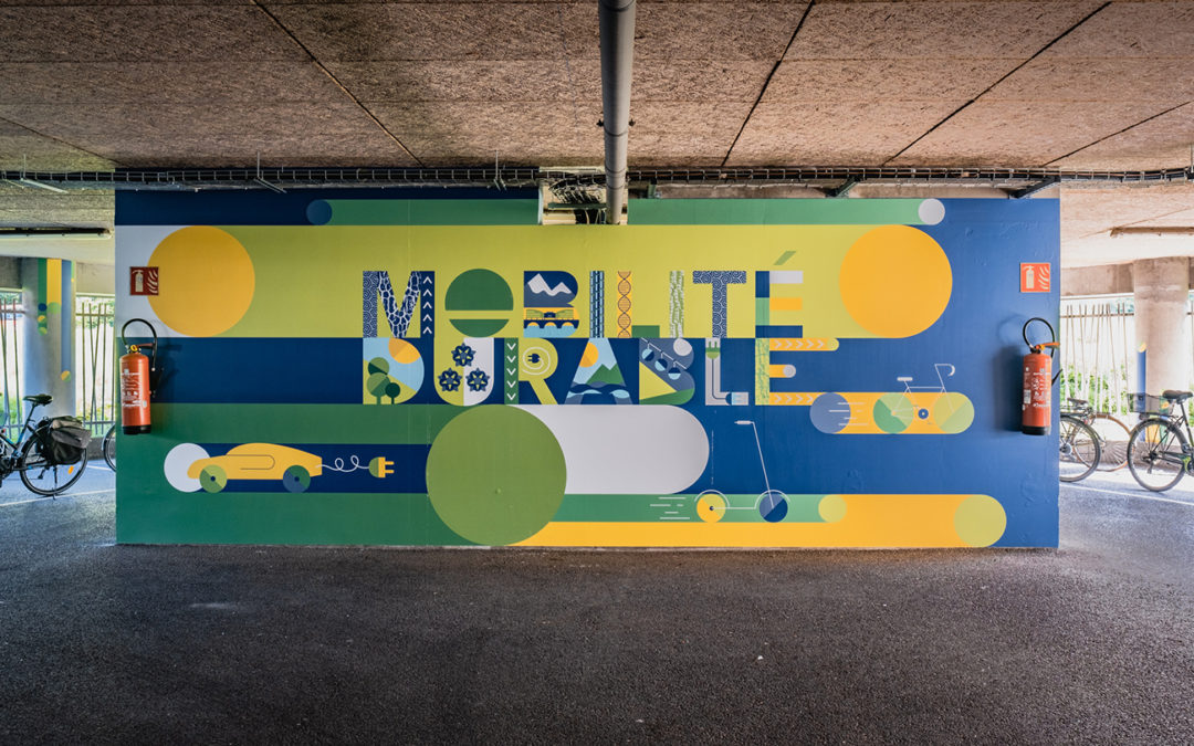 Biomérieux Grenoble – Graphisme mural