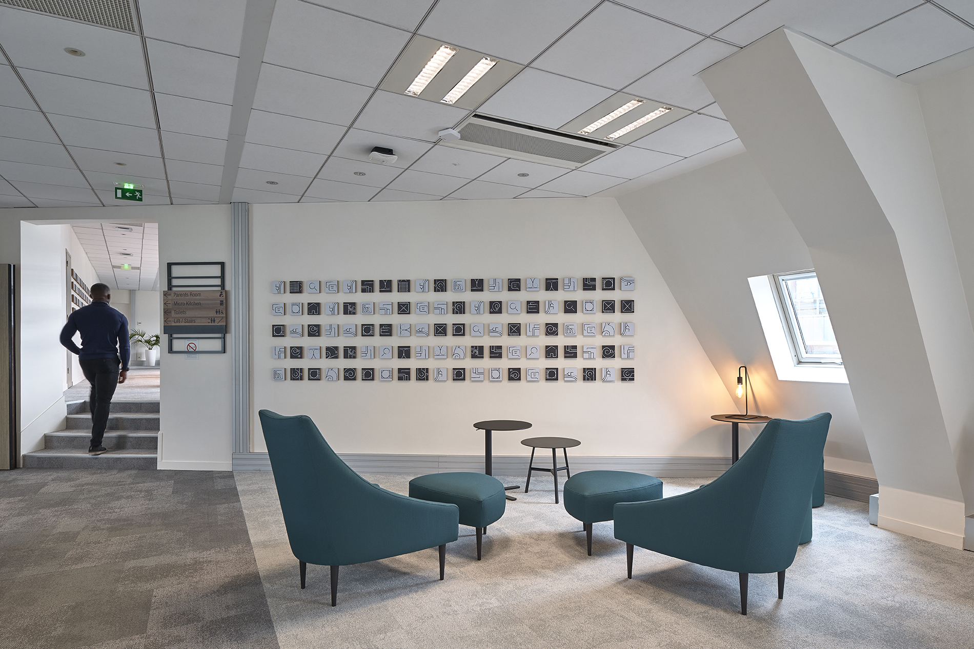 Reid Brewin architects signalétique murale