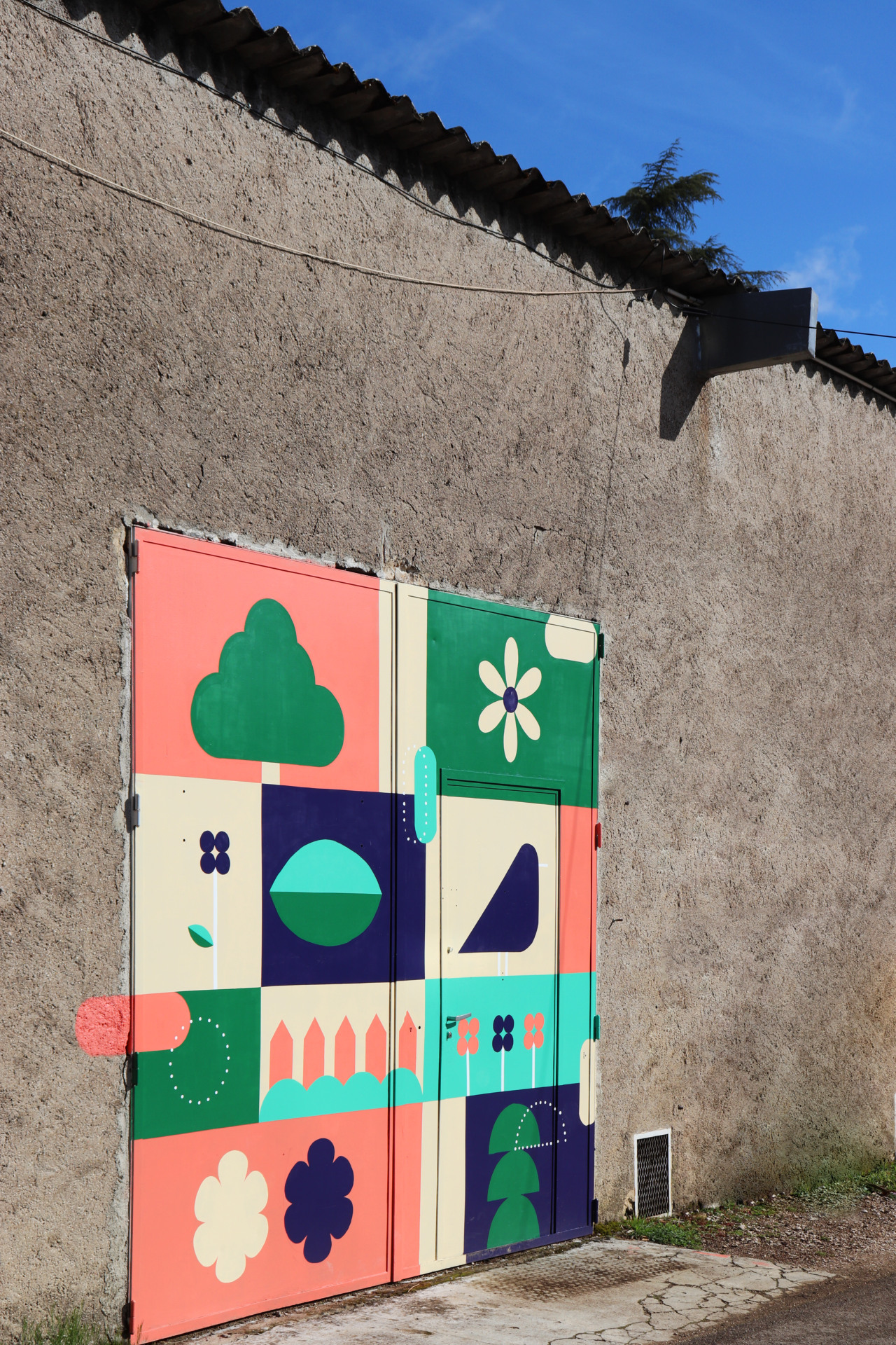 Fresque Mural Helioscope49 fresque murale colorée helioscope