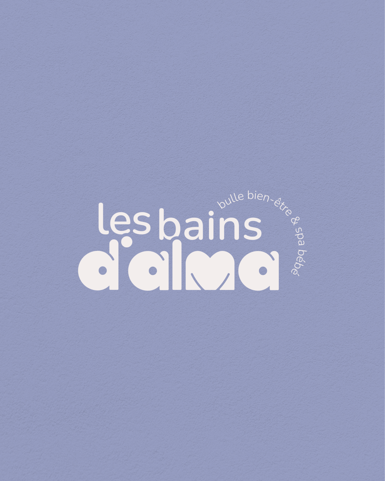 les bains d'alma image lavande avec logo superposé