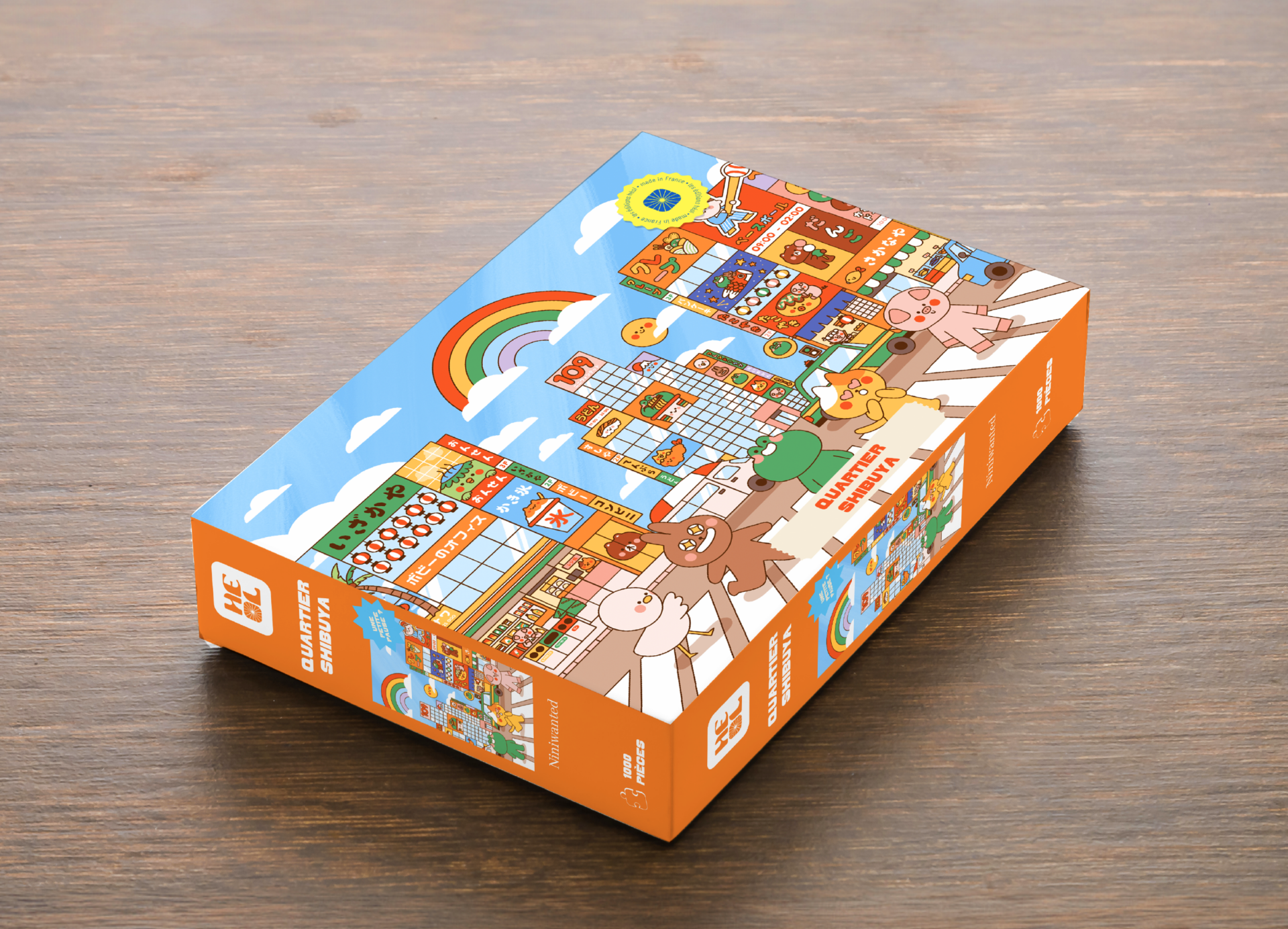 puzzle les editions heol niniwanted packaging salome helioscope - image de marque et packaging